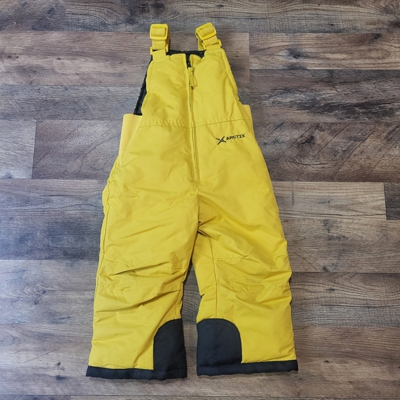 Arctix Kid's Yellow Insulated Snow Bib Overalls Size 2T - Picture 1 of 6
